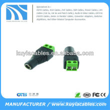 5.5mm 2.1mm Female CCTV UTP Power Plug Adapter